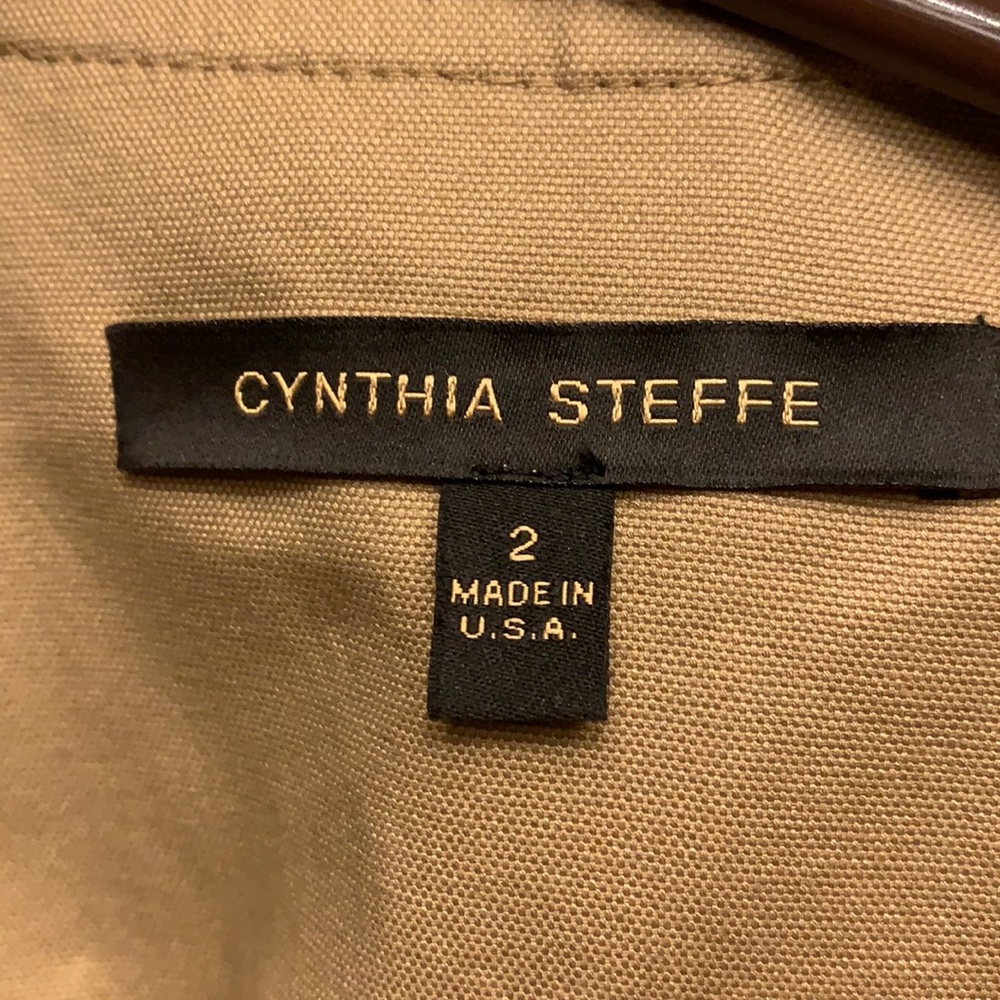 Cynthia Steffe Beige Belted Mini Dress - Picture 5 of 14